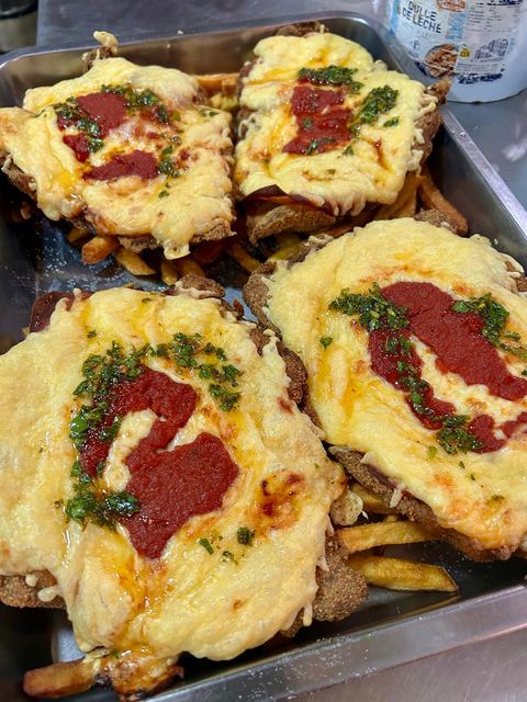 Milanesas napolitanas