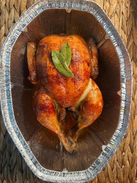 Pollo asado entero